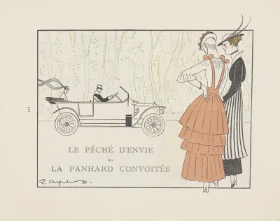 Gazette Du Bon Ton Le Peche Denvie Ou La Panhard Convoitee