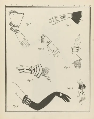Gazette Du Bon Ton Les Gants De Peau