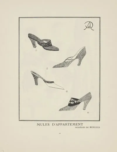 Gazette Du Bon Ton Mules Dappartement Modeles De Perugia