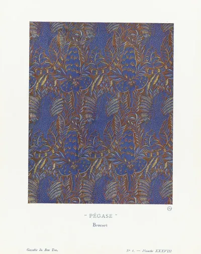 Gazette Du Bon Ton Pegase Brocart