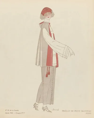 Gazette Du Bon Ton Prelat De Petit Manteau Rome