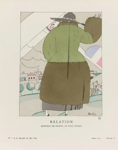Gazette Du Bon Ton Relation Manteau De Sports De Paul Poiret