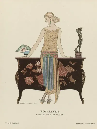 Gazette Du Bon Ton Rosalinde Robe Du Soir De Worth