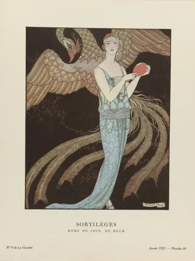 Gazette Du Bon Ton Sortileges Robe Du Soir De Beer
