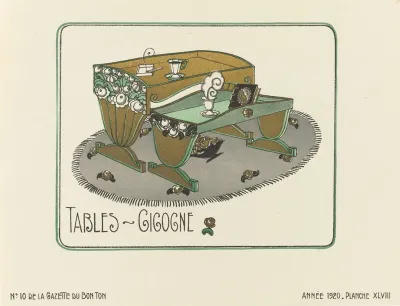 Gazette Du Bon Ton Tables Gigogne
