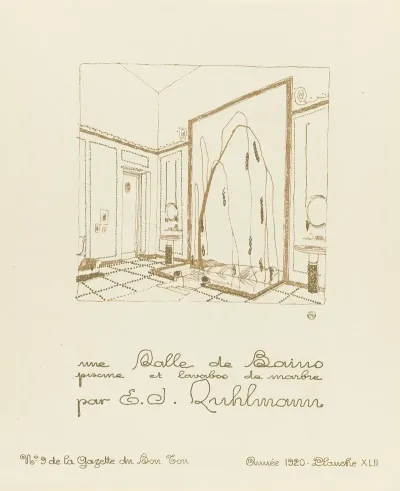 Gazette Du Bon Ton Une Salle De Bains Piscine Et Lavabos De Marbre