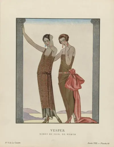 Gazette Du Bon Ton Vesper Robes Du Soir De Worth