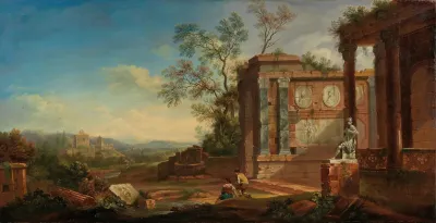 Gebirgige Flusslandschaft