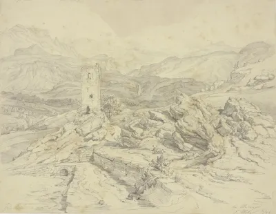 Gebirgslandschaft Bei Meisingen
