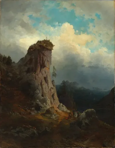 Gebirgslandschaft In Oberbayern