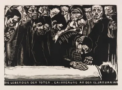Gedenkblatt Fur Karl Liebknecht