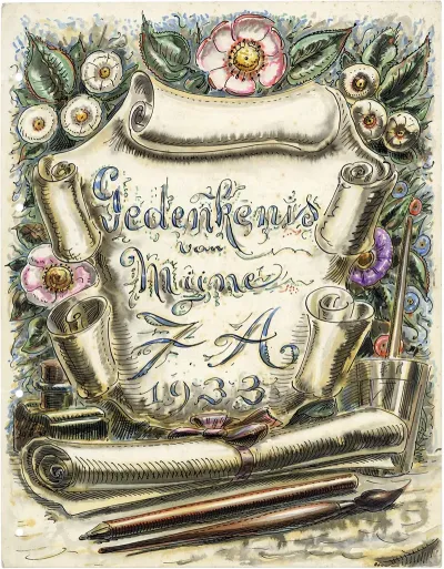 Gedenkenis Van Mijne 7a 1933