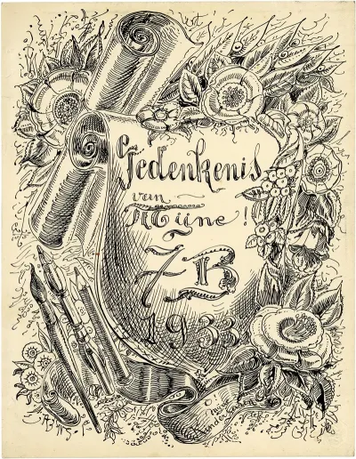 Gedenkenis Van Mijne 7b 1933
