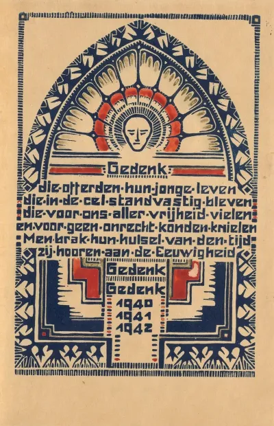 Gedenkkaart Voor De Gevallenen