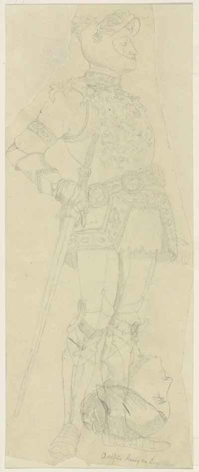 Geharnischter Ritter Konig Artus