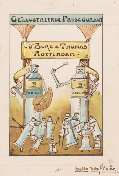 Geillustreerde Prijscourant V D Burg Thomas Te Rotterdam