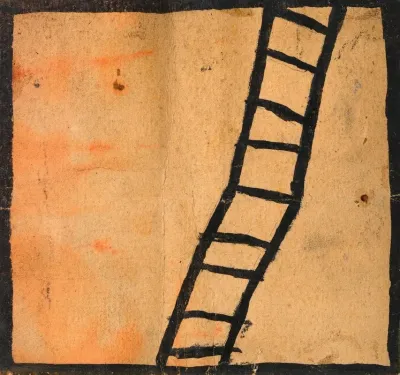 Geknickte Leiter