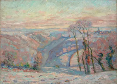 Gelee Blanche Au Village De Crozant 2