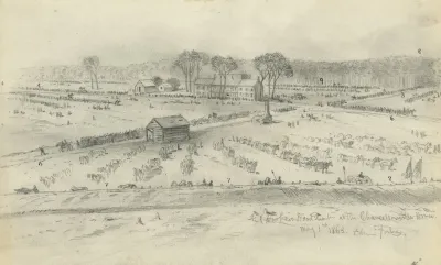 Gen Hookers Headquarters At The Chancellorsville House