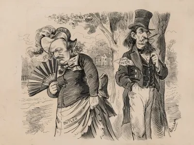 General Benjamen Butler Flirting With The Southern Vote In Spite Of The Fact That He Was Cordially Hated In The South