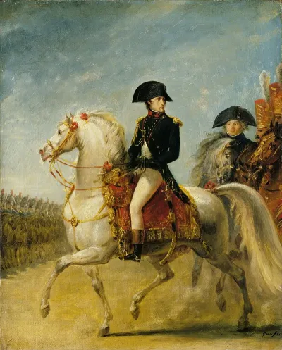 General Bonaparte Reviewing Troops