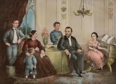 General Grant And His Family Respectfully Dedicated To The People Of The United States