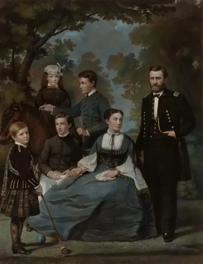 General Grant And His Family