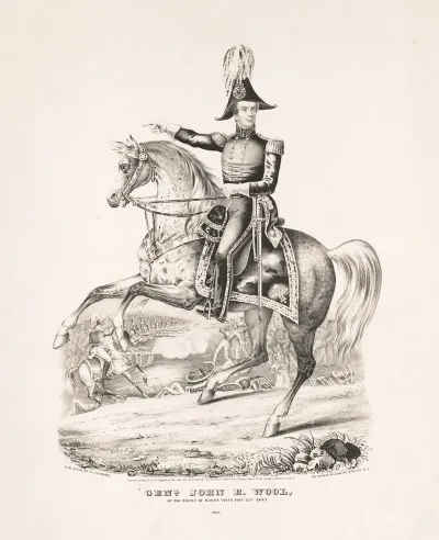 General John E Wool At The Battle Of Buena Vista Febr 23 1847