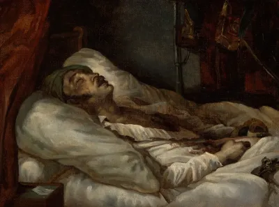 General Letellier On His Deathbed