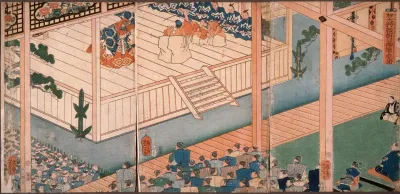 General Of The Right Lord Yoritomo Inspects A Special No Performance