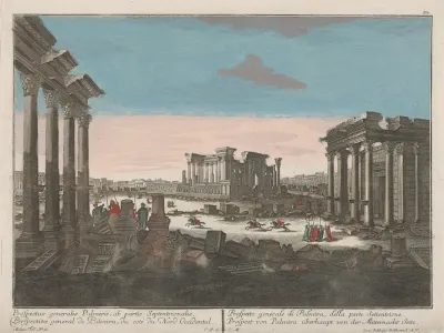 General Perspective Of Palmira As Seen From The North West
