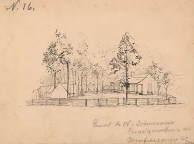 General R W Johnsons Headquarters At Stones River Murfreesboro Tenn
