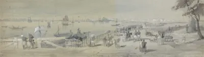 General View Of Calcutta From The Entrance To The Water Gate Of Fort William