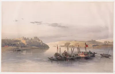 General View Of Esouan Sic And The Island Of Elephantine