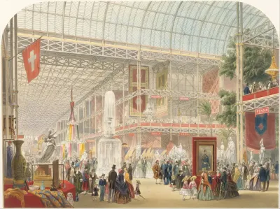 General View Of The Interior From Recollections Of The Great Exhibition 1851