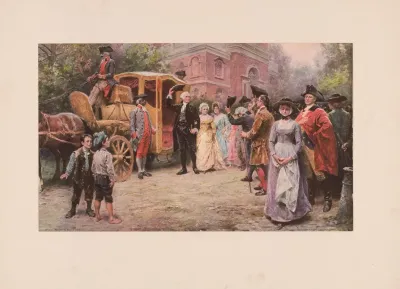 General Washington At Christ Church Easter Morning 1795
