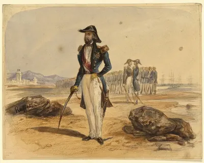 General With Troops In Background