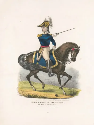 General Z Taylor The Hero Of The Rio Grande
