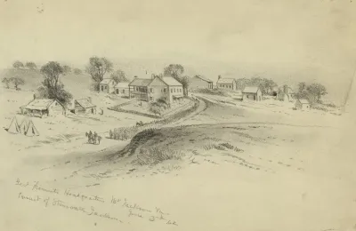 Genl Fremonts Headquarters Mt Jackson Va Pursuit Of Stonewall Jackson 2