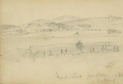 Genl Lees Position 1863 Looking