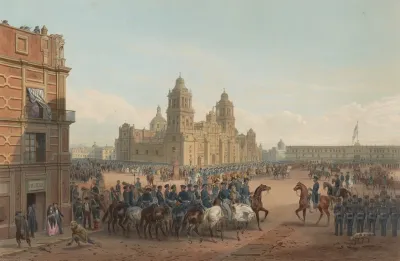 Genl Scotts Entrance Into Mexico Plate 45