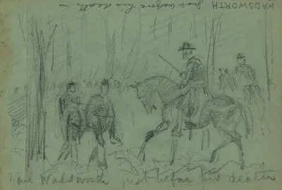 Genl Wadsworth Just Before His Death