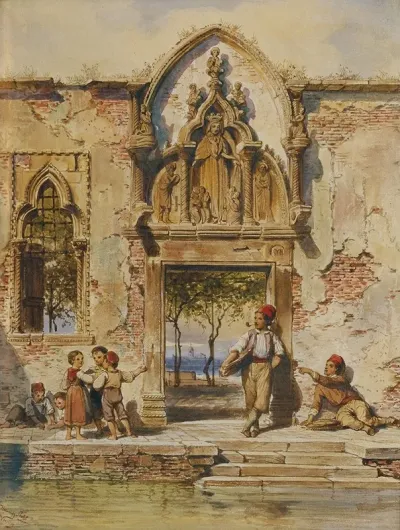 Genreszene In Venedig