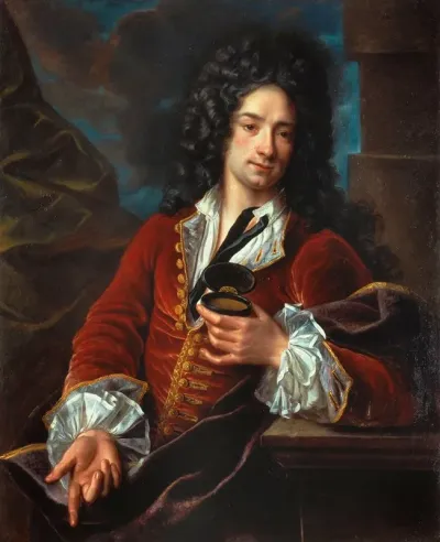 Gentilhomme Prisant Du Tabac