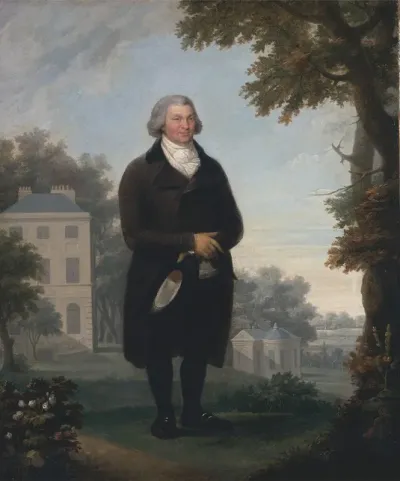 Gentleman In The Grounds Of His House