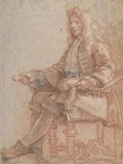 Gentleman Seated In An Armchair