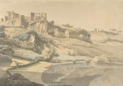 Genzano And Lake Nemi