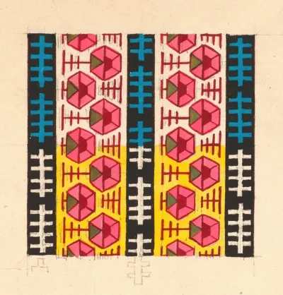 Geometric Design For Printed Textile I