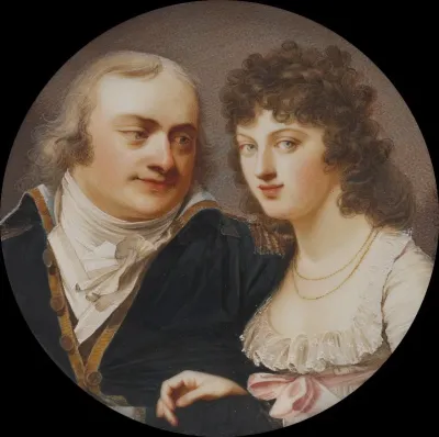 Georg J Skjoldebrand 1761 1816 Colonel His Sister Maria Elisabeth 1763 1842
