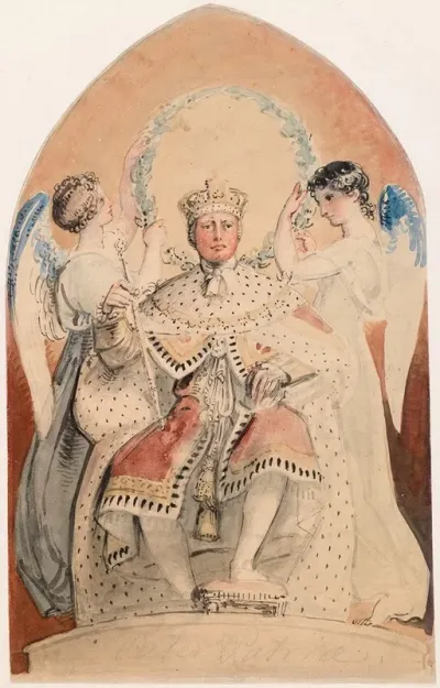 George Iii King Of England 1738 1820 Enthroned